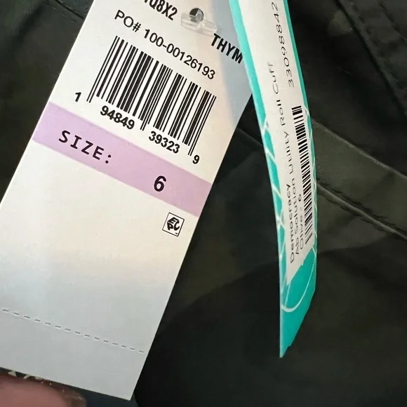 Democracy ab solution utility roll cuff pants size 6 NWT - Picture 6 of 10